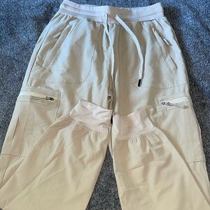 Khaki joggers cargo style